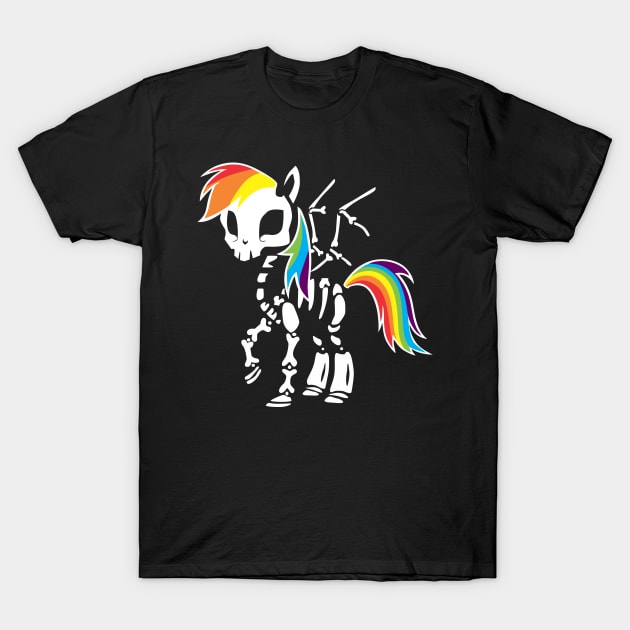 Skeleton-Dash T-Shirt by MistyMayhem